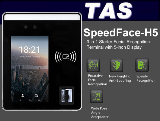 Facial Scanner / Reader - SpeedFace H5